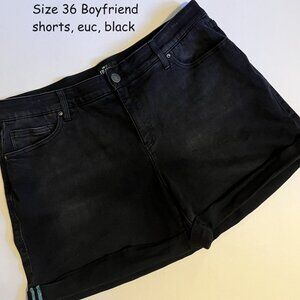 LuLaRoe Black Jean Shorts